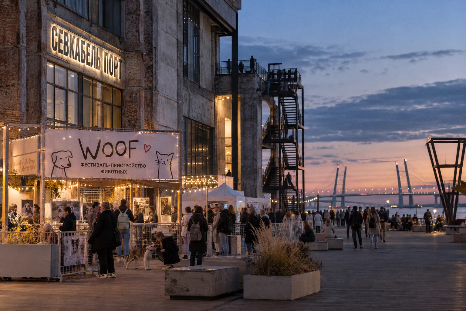 Благотворительный фестиваль WOOF и новые площадки семейного досуга в Петербурге